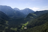 Ausblick auf den Landgasthof in der Kreh (Landhotel Post Ebensee)