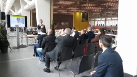 Suzana Muzic bei ihrem Vortrag auf dem UnternehmerTAG in Ulm