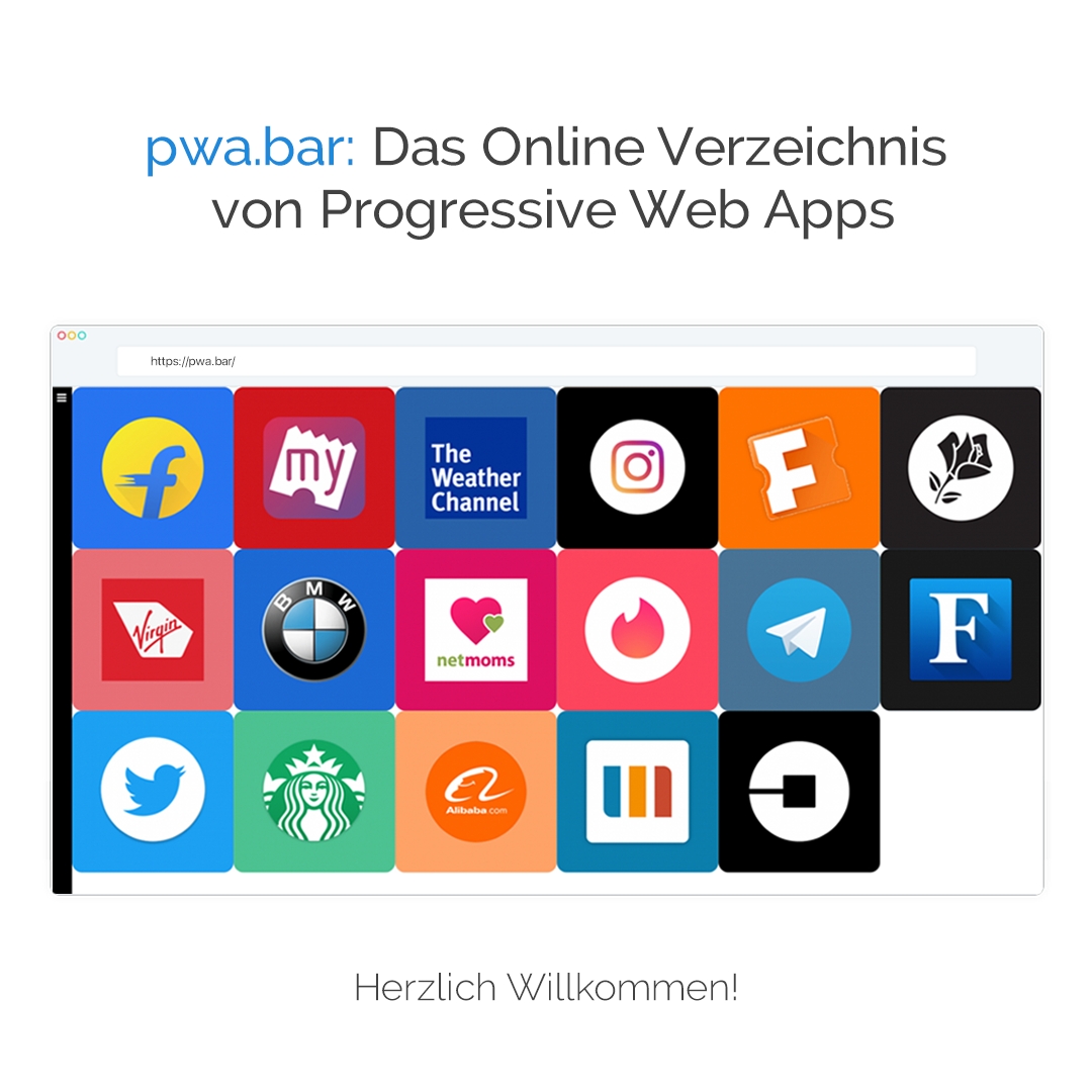 PWA.BAR: der Showroom für Progressive Web Apps PWA.BAR: der Showroom für Progressive Web Apps