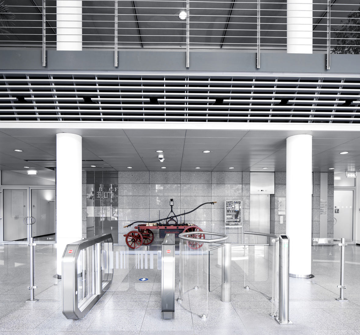 Stilvoller Empfang bei der Generali AG in München dank Wanzl Access Solutions (Bildquelle: @Wanzl Ac