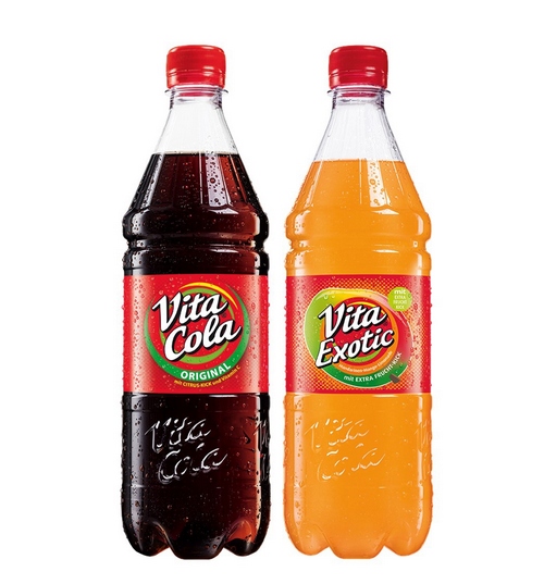 Vita Cola und Vita im neuen Gebinde Vita Cola und Vita im neuen Gebinde
