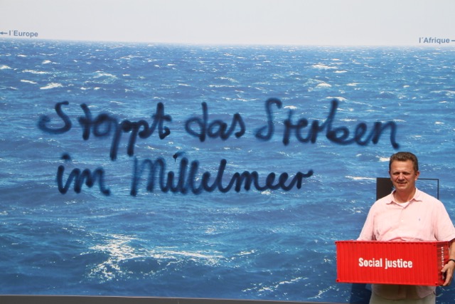 Rudi Fischer, der Initiator und Künstler von Container Art Care