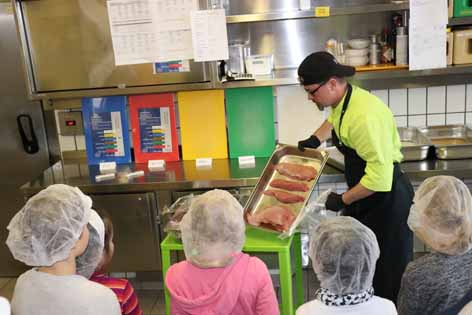 La Cantina Küchenführung und Erklärungen - Kinder lernen die verschiedenen Zubereitungsschritte. La Cantina Küchenführung und Erklärungen - Kinder lernen die verschiedenen Zubereitungsschritte.