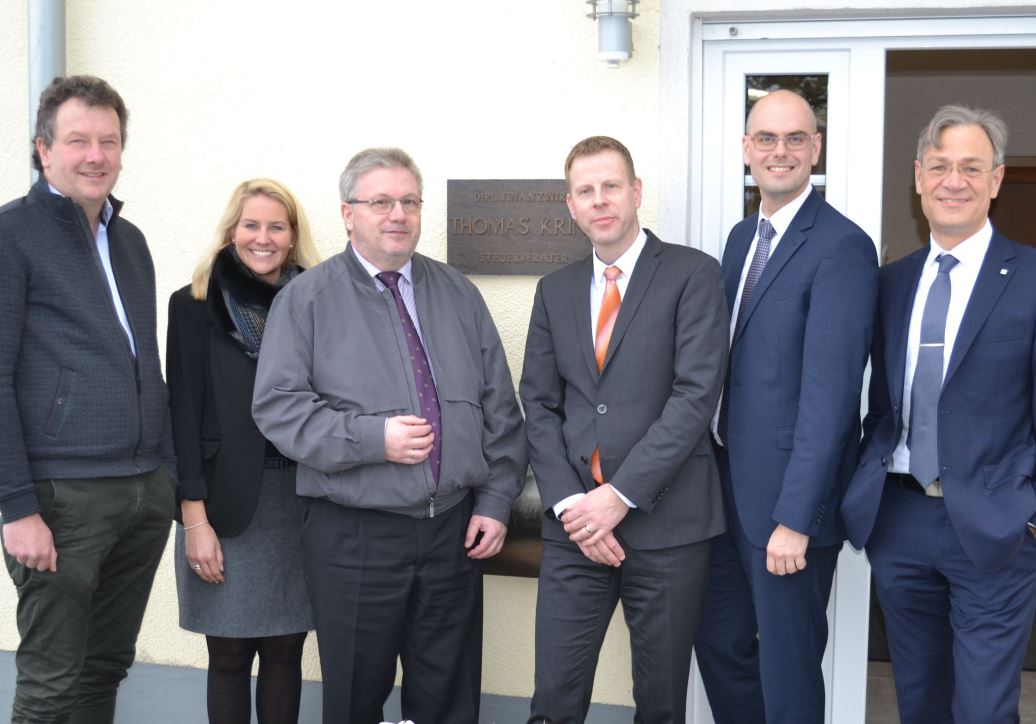 v.l. Herr Olbrich, Frau Kennedy,  Herr Kring, Herr Wiegand, Herr Höbel und Herr Runkel 