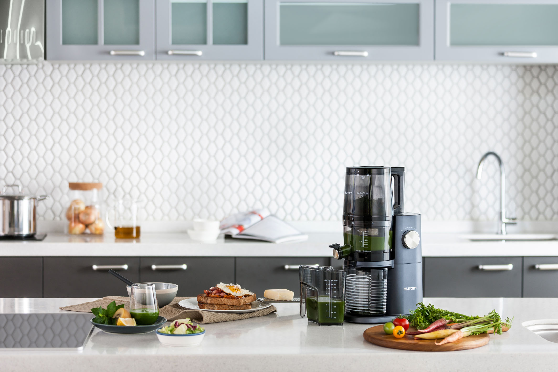 Der Slow Juicer H-AI von Hurom. (Bildquelle: Hurom) Der Slow Juicer H-AI von Hurom. (Bildquelle: Hurom)