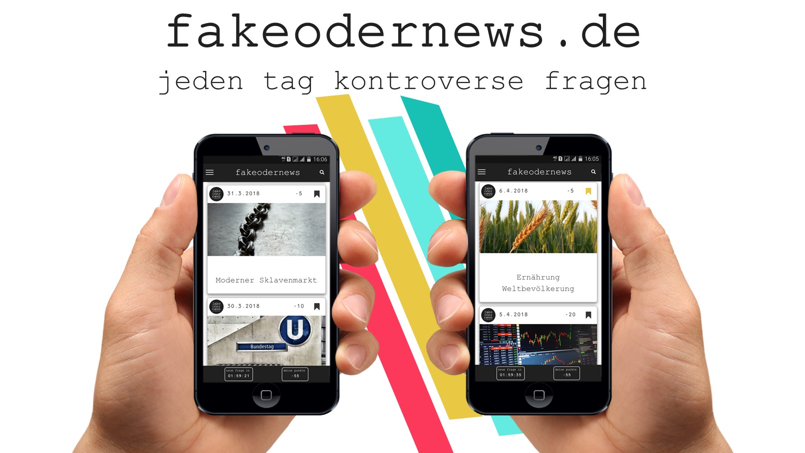 Newsgame zu Politik und Gesellscahft