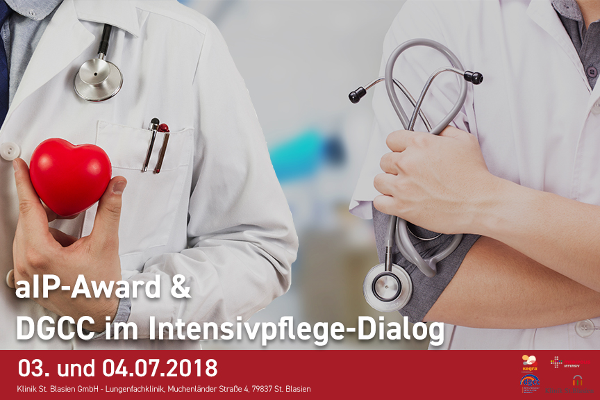 Außerklinischer Intensivpflege(aIP)-Award& dgcc im Intensivpflege-Dialog im Juli 2018 in St. Bla