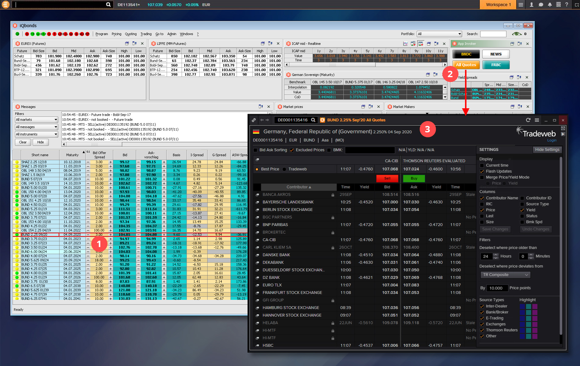 Side-by-side Integration: iQbonds meets Eikon