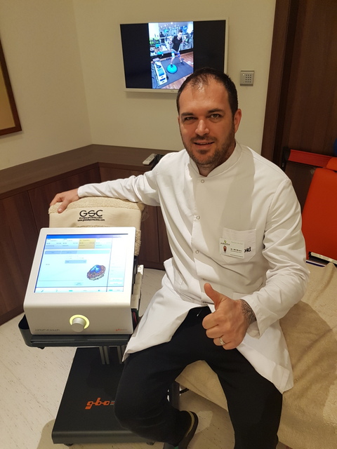 Dr. Mitja Bračič setzt die Hochtontherapie bei Sportlern zur Regeneration ein