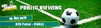 DFB Pokal - Finale - Public Viewing in Berlin Charlottenburg