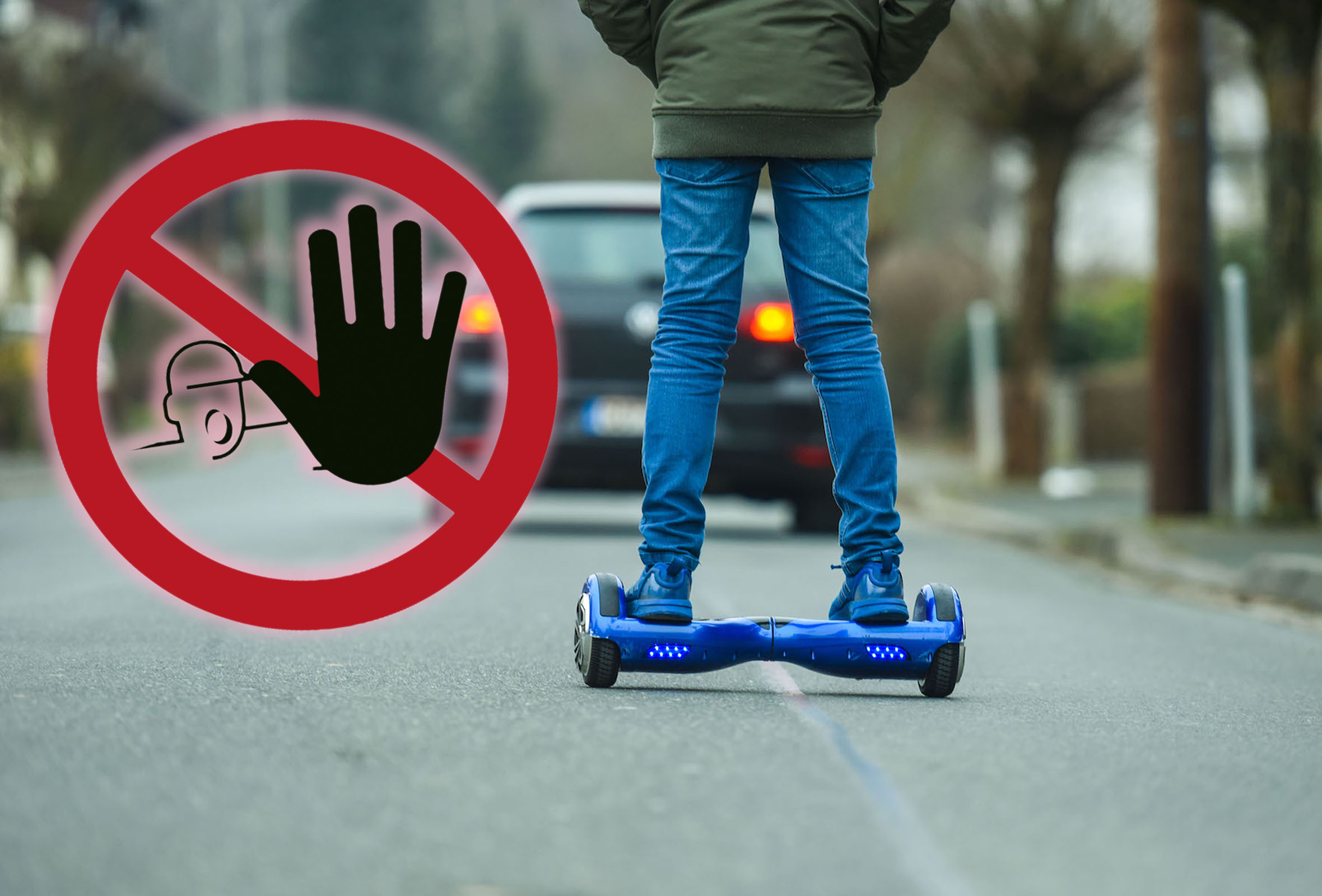 Hoverboards dürfen nur im abgegrenzten, nicht-öffentlichen Raum benutzt werden. Foto: HUK-COBURG