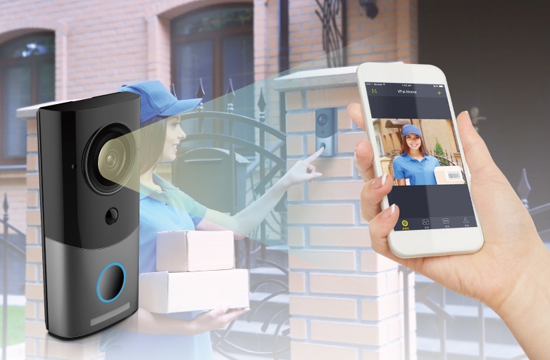 Die intelligente VPai Home Doorbell (Bildquelle:©VIA Technologies) Die intelligente VPai Home Doorbell (Bildquelle:©VIA Technologies)
