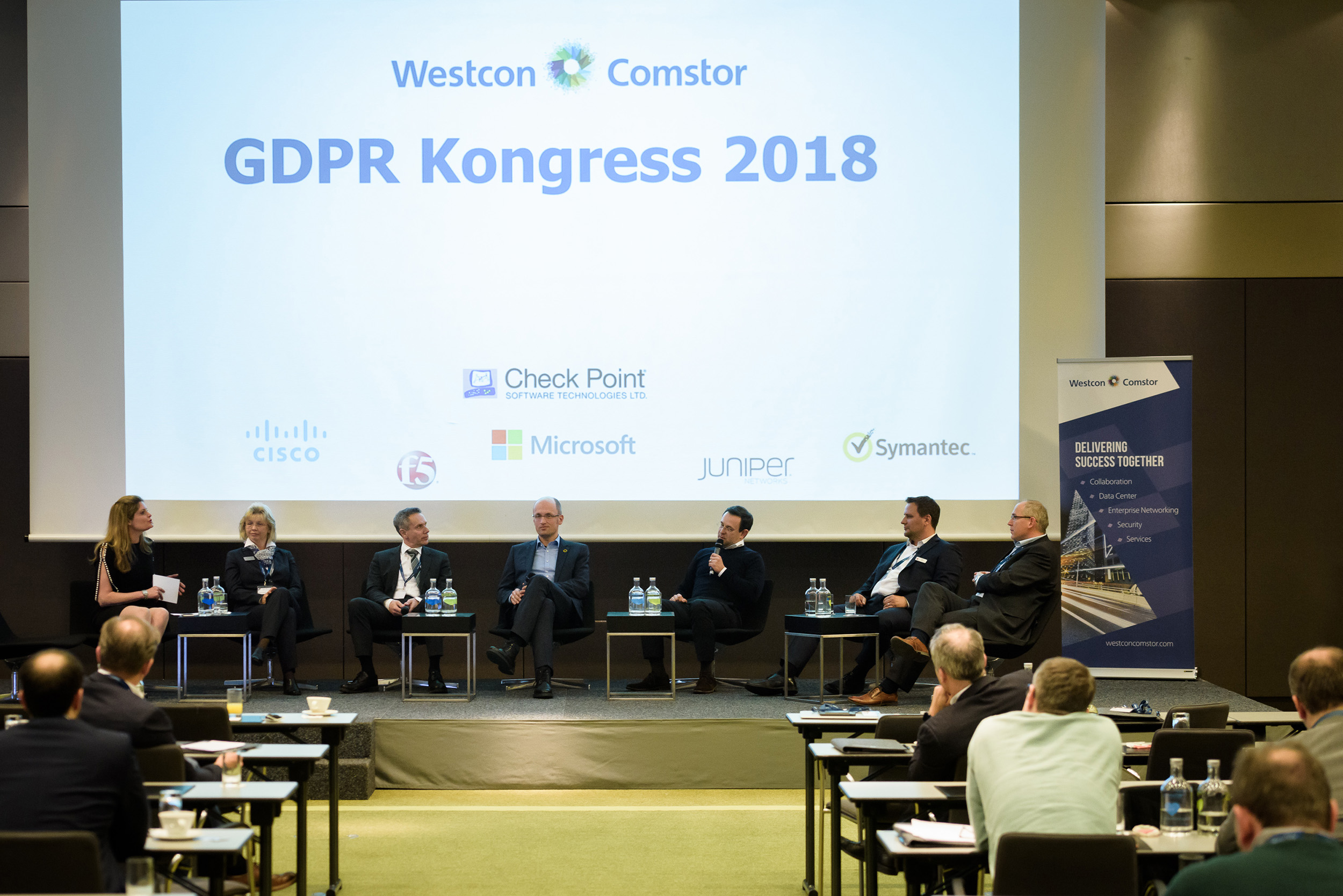 Ein weiteres Highlight der Veranstaltung war die Podiumsdiskussion zu den Auswirkungen der DSGVO. Ein weiteres Highlight der Veranstaltung war die Podiumsdiskussion zu den Auswirkungen der DSGVO.