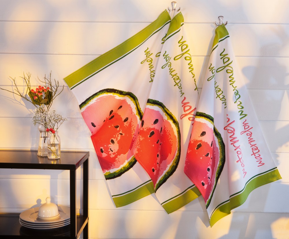 Geschirrtuecher mit Melone (Bildquelle:©erwinmueller.de)