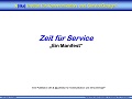Manifest „Zeit für Service“