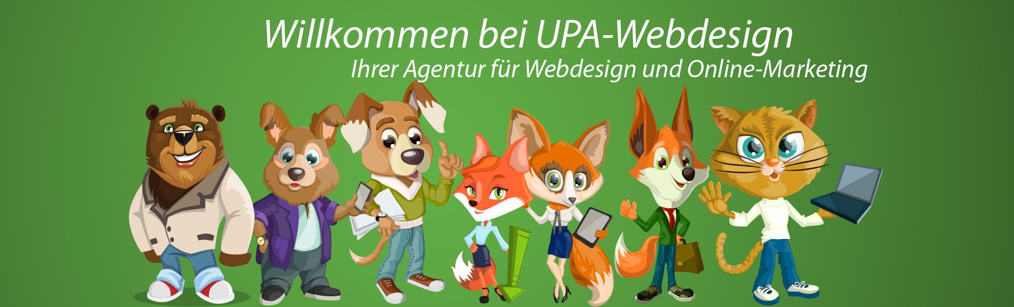 Neues Design von UPA-Webdesign