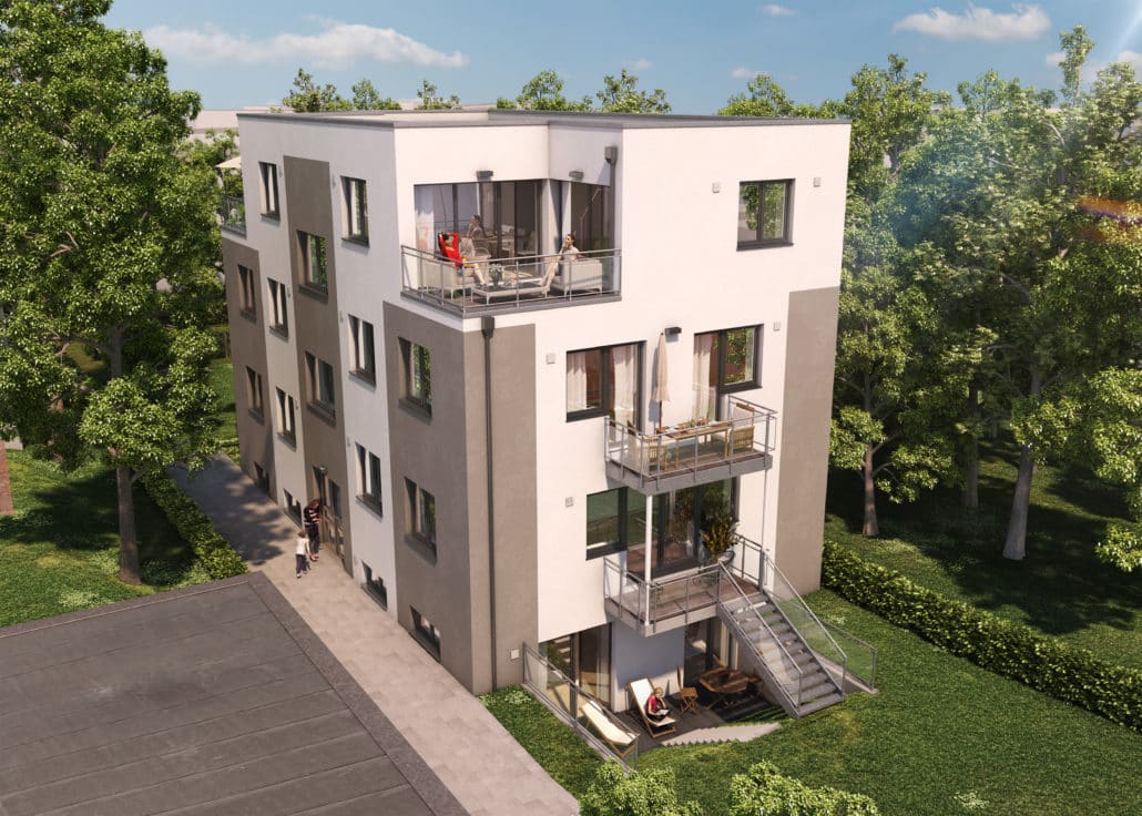 "QUBUS": Neubau-Eigentumswohnungen in Hamburg-Lokstedt, vermarktet durch Wentzel Dr.