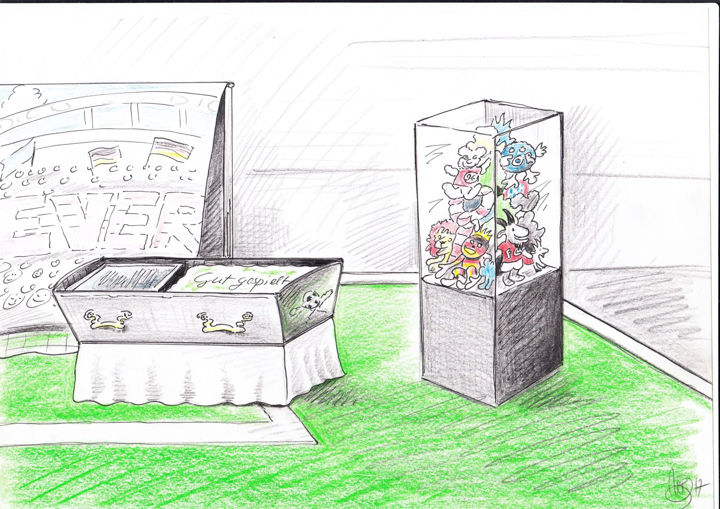 Ausstellung"Abpfiff - Wenn der Fußball Trauer trägt" (Bildquelle: 56m)