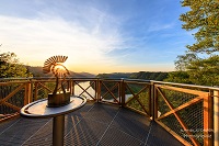 Neue Aussichtsplattform mit  Donaublick im Römerpark Schlögen (c) Kaindlstorfer Photograpie (riverre