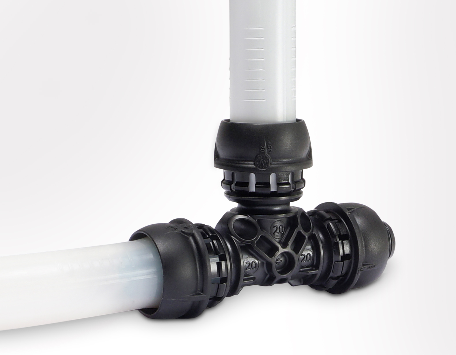 iLITE von GF, das Produkt für Sanitär, Heizung und Klima, verbindet Rohrmaterialien sicher. (Bildque