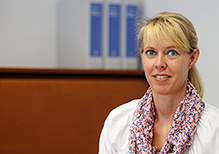 Catrin Schulze möchte mit Vital-ABC-Kids erreichen, dass Mensaessen „cool“ wird.  © Holger Bernert