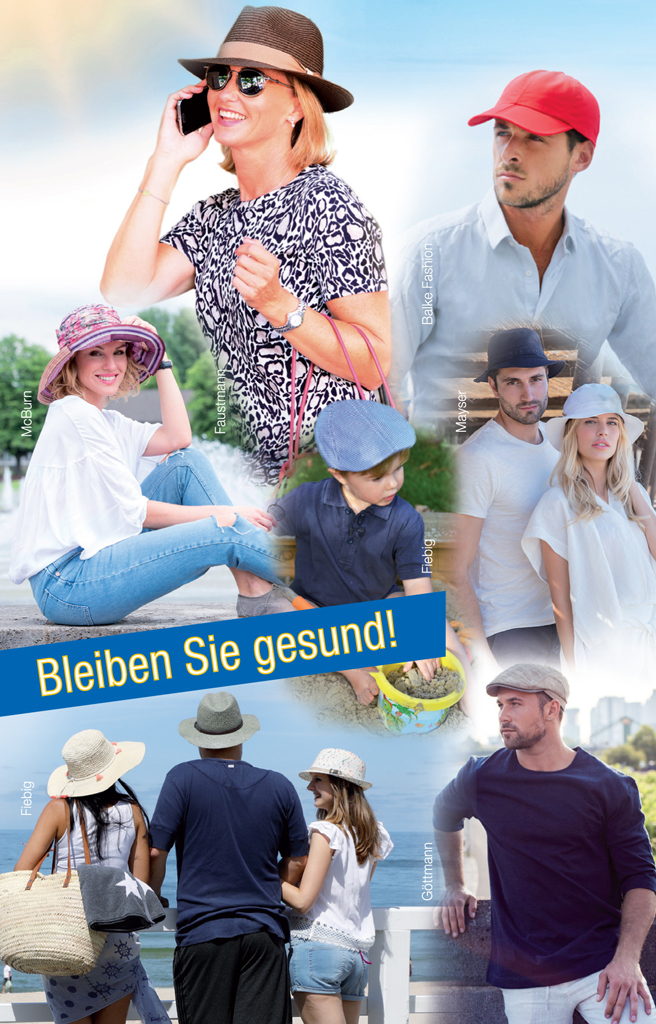 Must-haves in der Sonne: coole Hüte und Mützen mit UV-Schutz-Funktion.