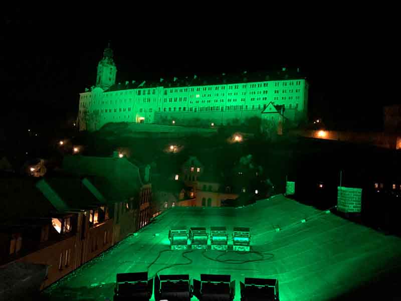 St. Patrick's Day_Architekturbeleuchtung (Foto: © Tommy Pekruhl)
