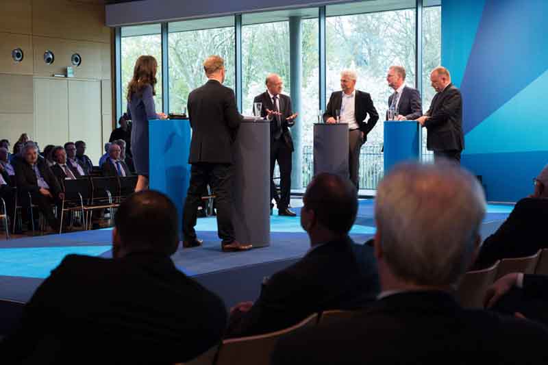Abschluss-Podiumsdiskussion beim DKE Innovation Campus 2018 