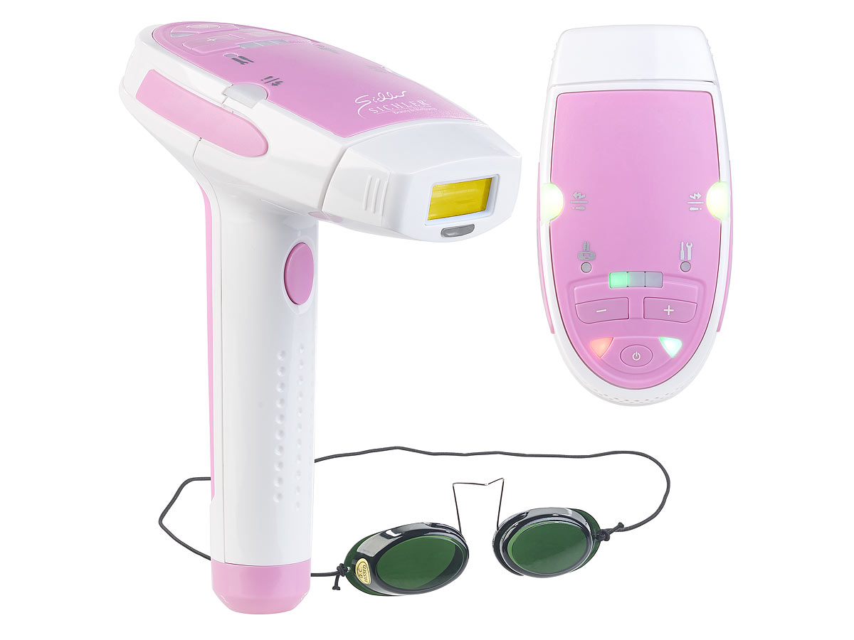 Sichler Beauty IPL-Haarentfernungs-System IPL-100 mit Licht-Aufsatz, www.pearl.de