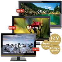 12 Volt LCD Fernseher mit LED Technologie in den Größen 48cm(19“), 55cm (22“) und 60cm (24“)von ENOX 12 Volt LCD Fernseher mit LED Technologie in den Größen 48cm(19“), 55cm (22“) und 60cm (24“)von ENOX