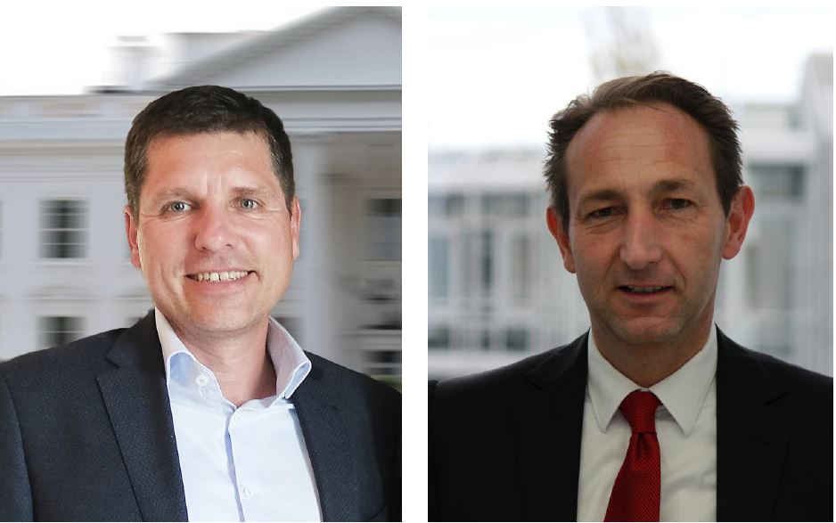 Marcus Schulz (links)übernimmt das Amt des VMF-Vorstandsvorsitzenden von Michael Velte. Marcus Schulz (links)übernimmt das Amt des VMF-Vorstandsvorsitzenden von Michael Velte.