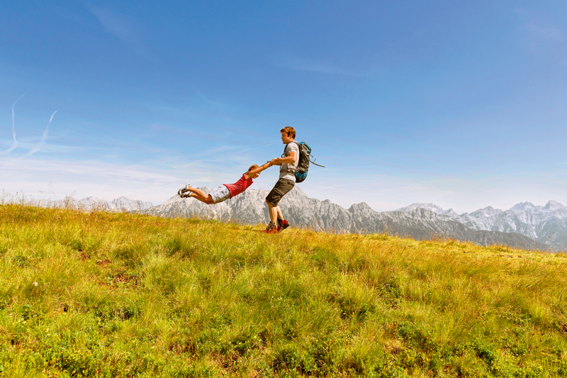 In Saalfelden Leogang gibt esüber 400 Kilometer markierte Wanderwege. (Bildquelle: Foto: epr/Saalfel