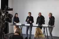 (v.l.): V. Konrad, J. Fink, B. Marte und H. Kaufmann plädieren für Wettbwerbe; Foto: Todorovic