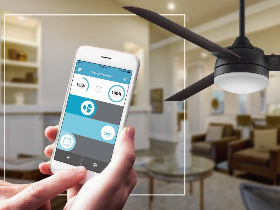 Deckenventilatoren per smartphone kontrollieren - ganz easy mit FanSync von Casa Bruno Deckenventilatoren per smartphone kontrollieren - ganz easy mit FanSync von Casa Bruno