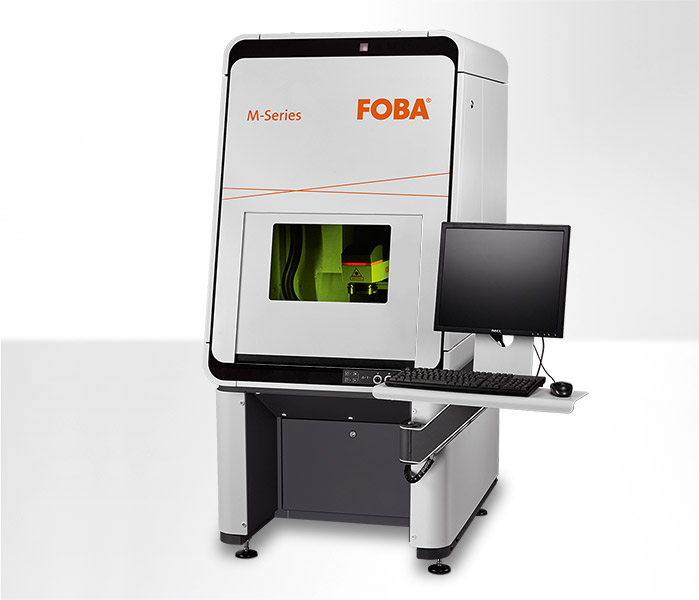 FOBA M2000, ein Laserarbeitsplatz mit optional integrierter Kamera. FOBA M2000, ein Laserarbeitsplatz mit optional integrierter Kamera.