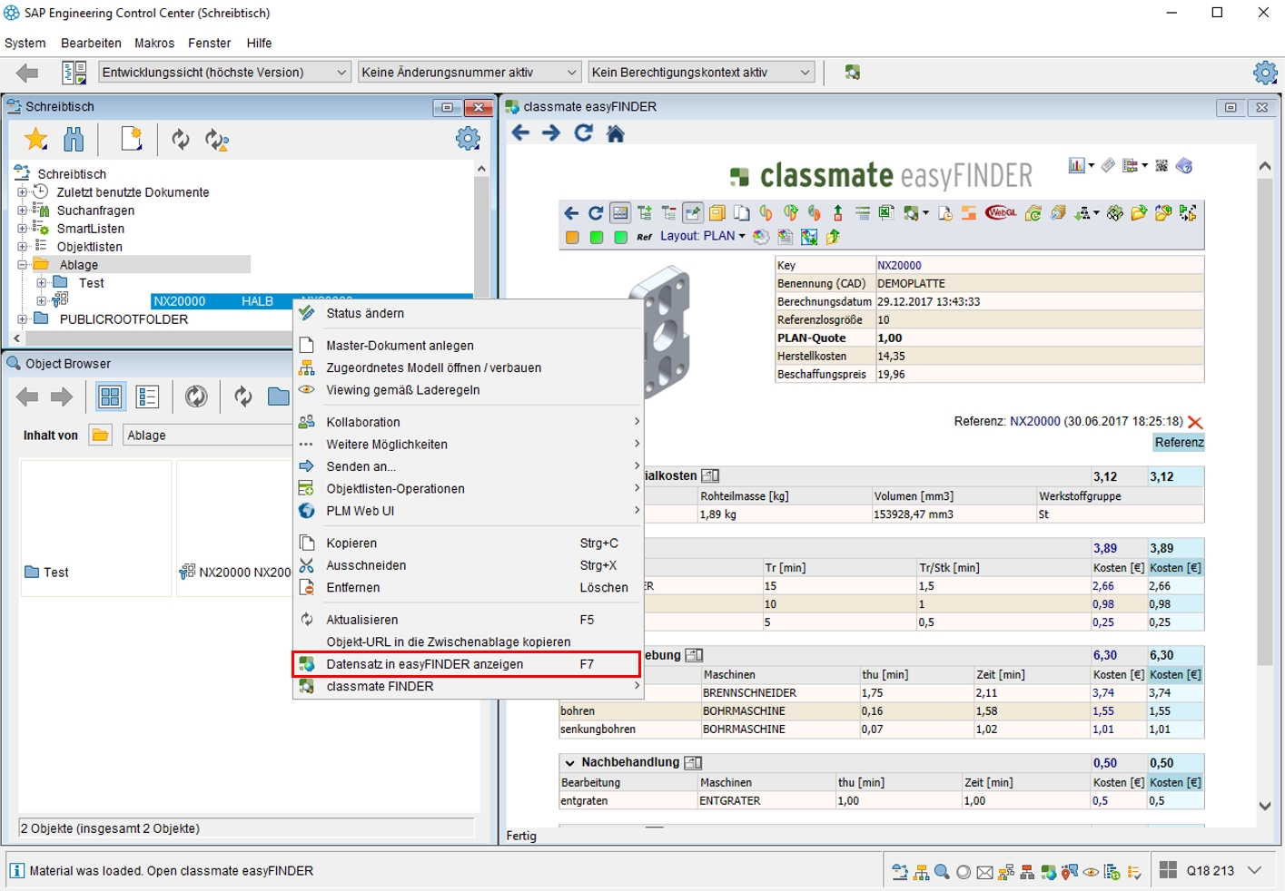 Die mächtigen Funktionen von simus classmate lassen sich direkt aus dem SAP ECTR aufrufen (Bildquell Die mächtigen Funktionen von simus classmate lassen sich direkt aus dem SAP ECTR aufrufen (Bildquell