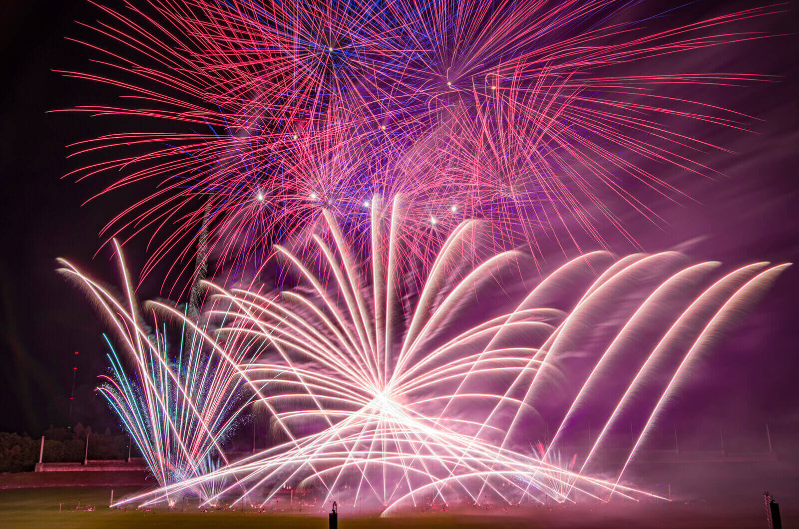 Potsdamer Feuerwerk Show Pyronale 2015, Foto: Jan Schugardt