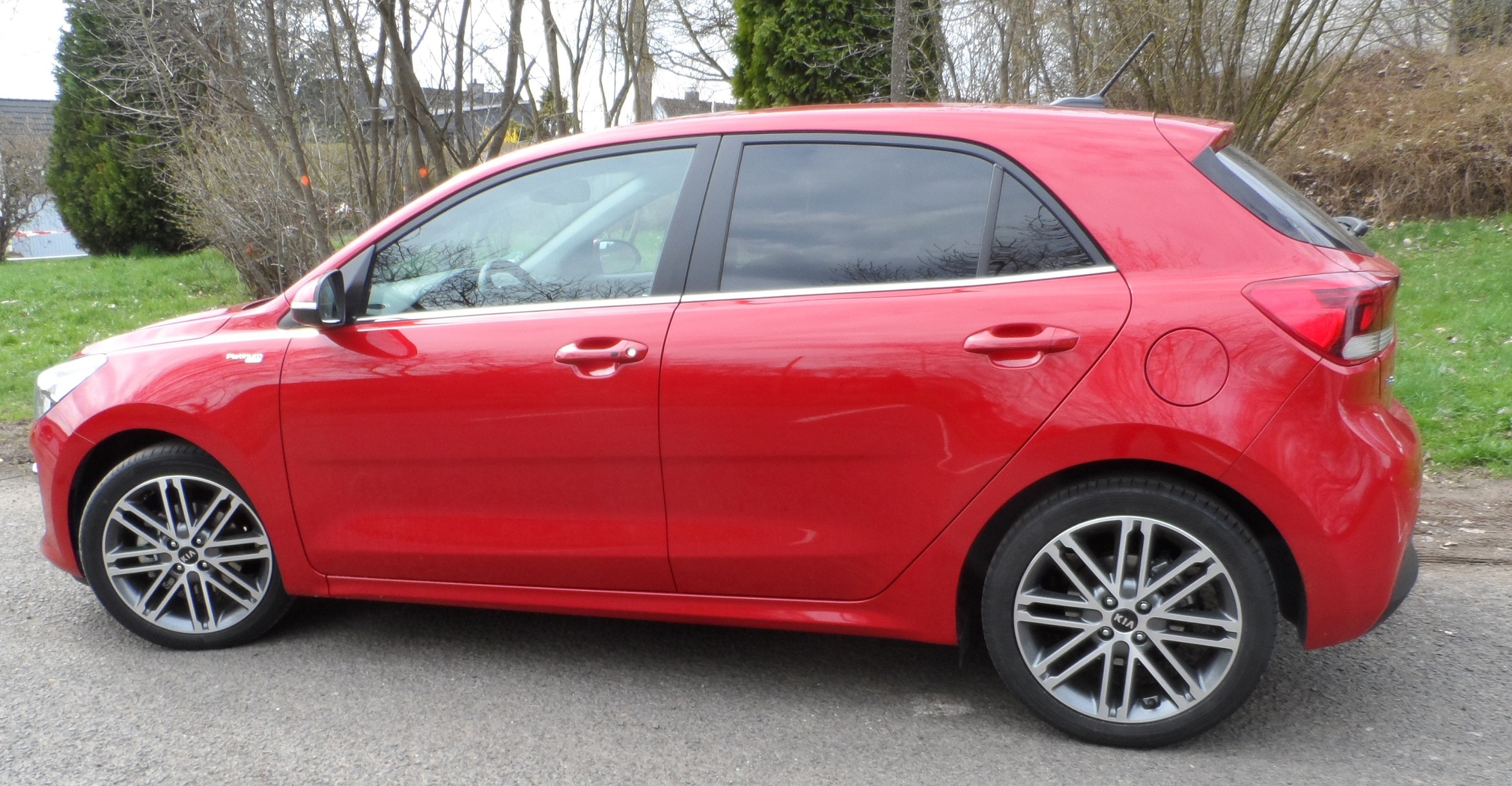 Sieht richtig schick aus: Kia Rio T-GDI Platinum. (Foto: Presseweller)