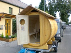 Sauna auf Rädern