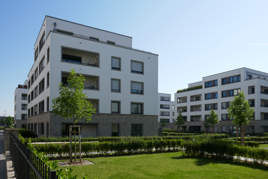 Mauerwerk aus UNIKA Kalksandstein bietet tragfähige und sichere Basis für moderne Gebäude. (Bildquel