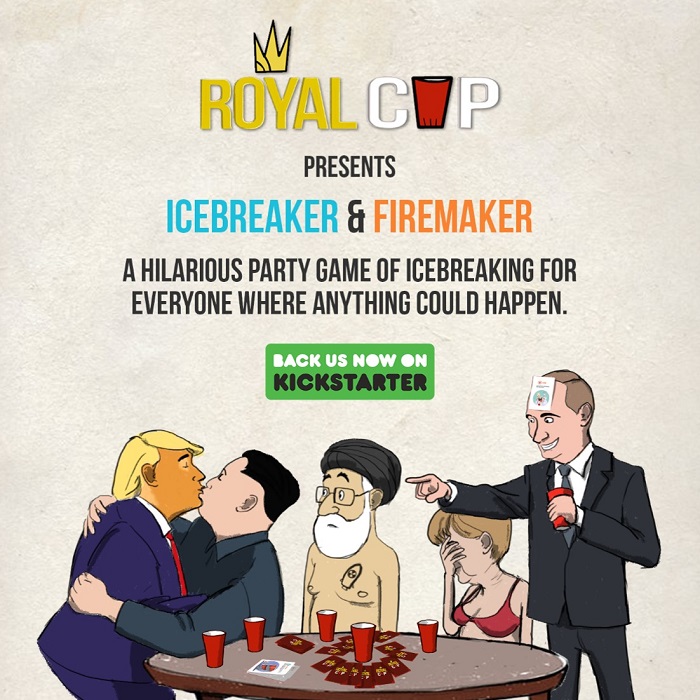 Royal Cup mit Icebreaker und Firemaker auf Kickstarter