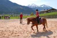 Reitunterreicht im Familienparadies Sporthotel Achensee