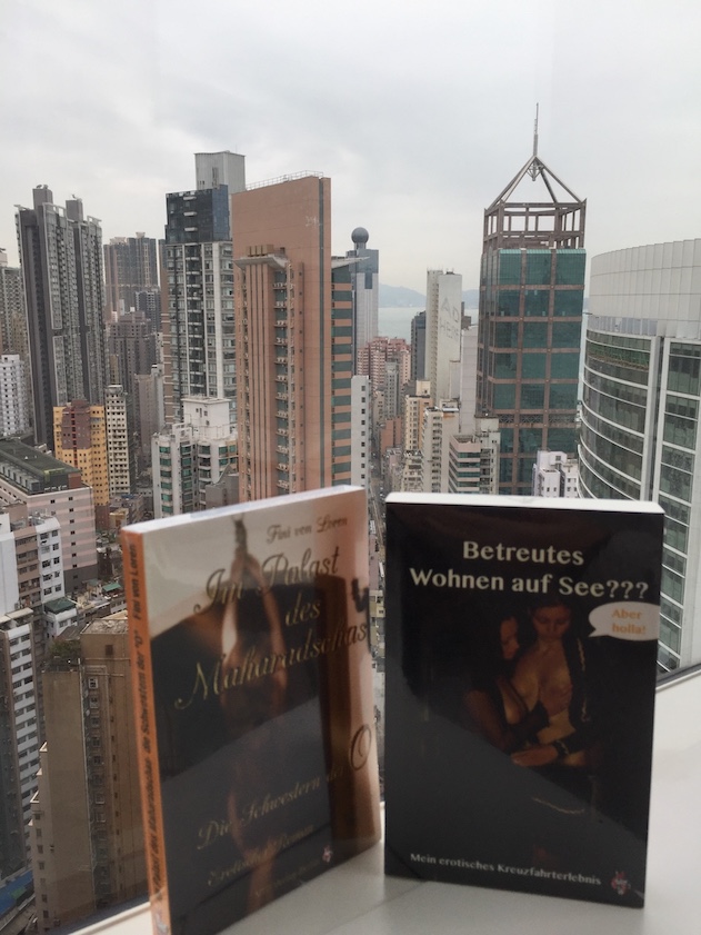 Bei einer Lesung in Hong Kong