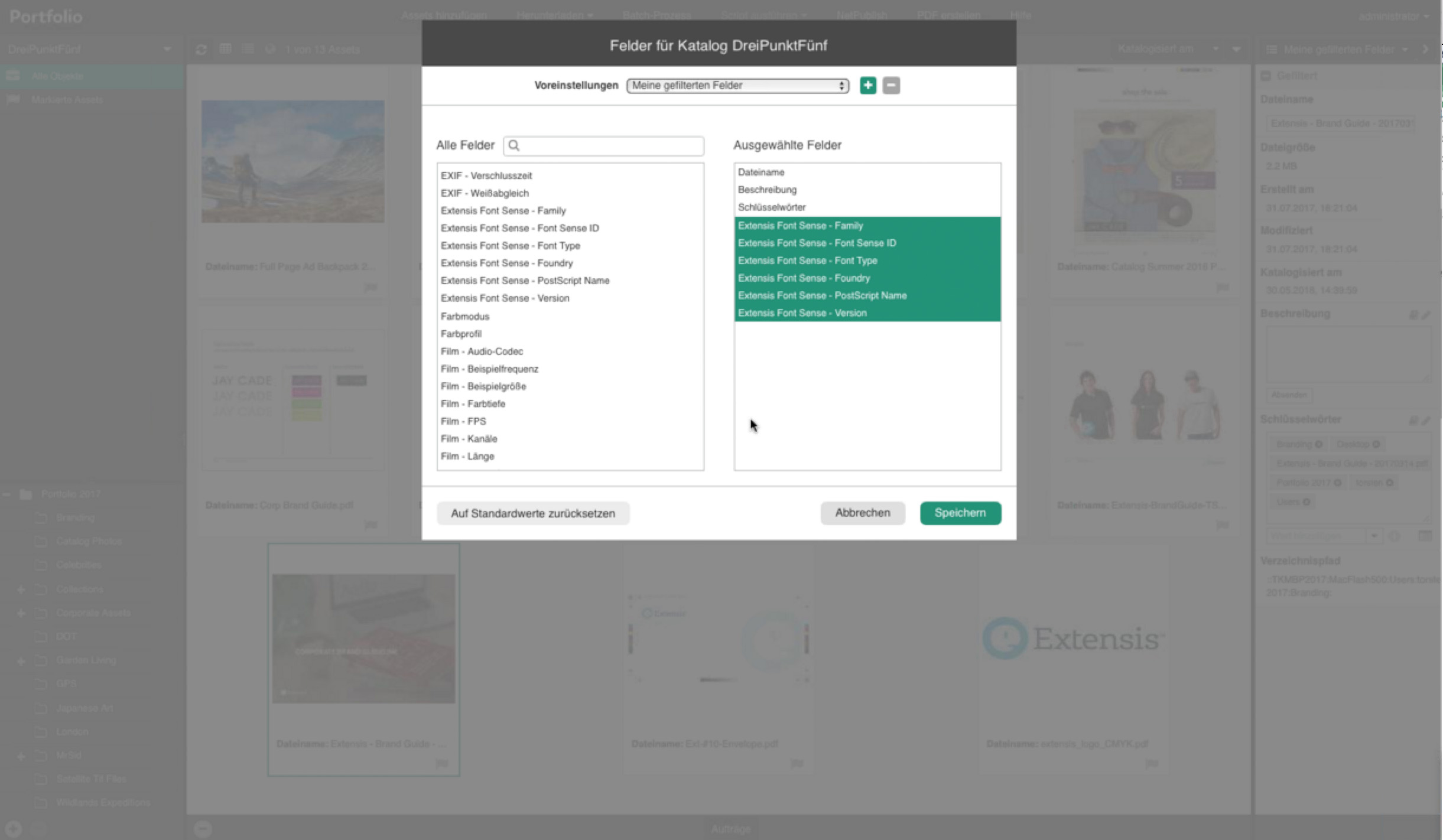 Innovativ: Portfolio bietet erstmals die Option, nach Schriften in Dateien zu suchen. (Bildquelle: E Innovativ: Portfolio bietet erstmals die Option, nach Schriften in Dateien zu suchen. (Bildquelle: E