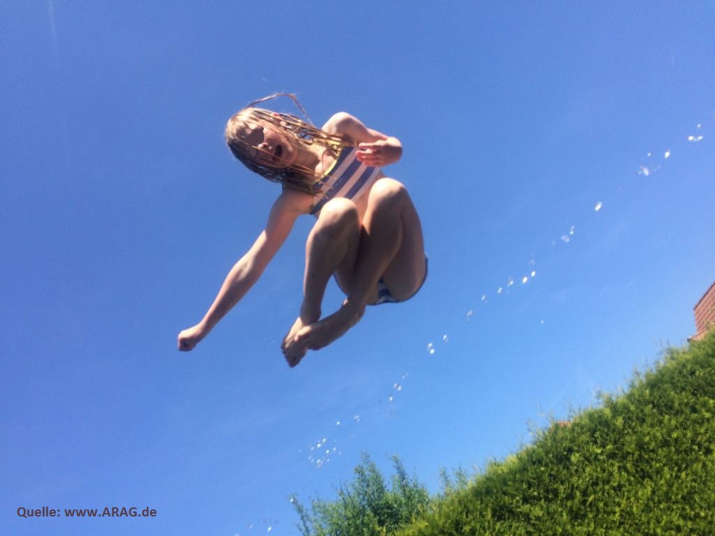 Trampoline erobern deutsche Gärten