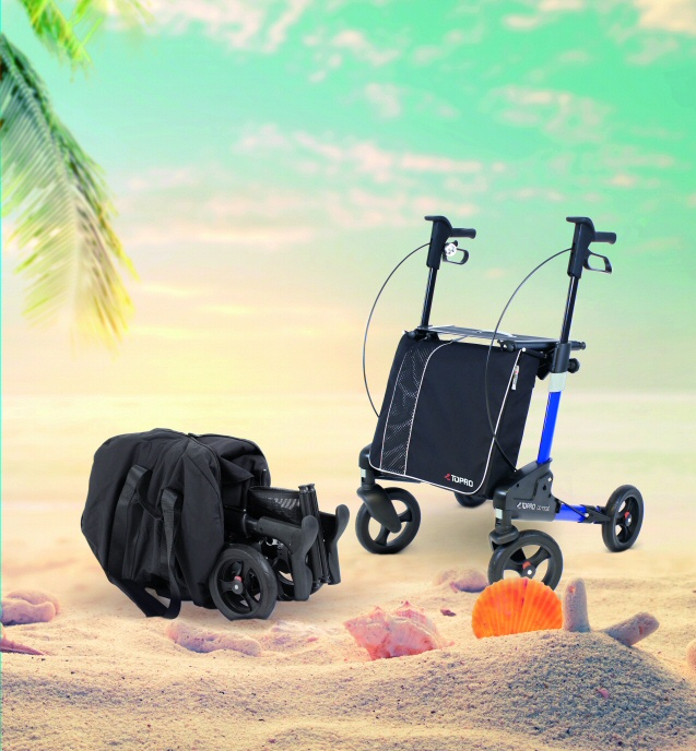 Der Reiserollator TOPRO Odysséist der perfekte Reisebegleiter (Bildquelle: TOPRO GmbH) Der Reiserollator TOPRO Odysséist der perfekte Reisebegleiter (Bildquelle: TOPRO GmbH)