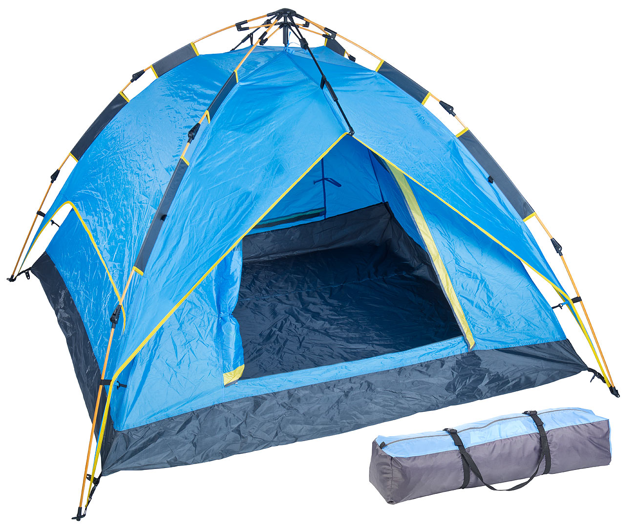 Semptec Urban Survival Technology Automatik-Kuppelzelt für 3 - 4 Personen, www.pearl.de Semptec Urban Survival Technology Automatik-Kuppelzelt für 3 - 4 Personen, www.pearl.de