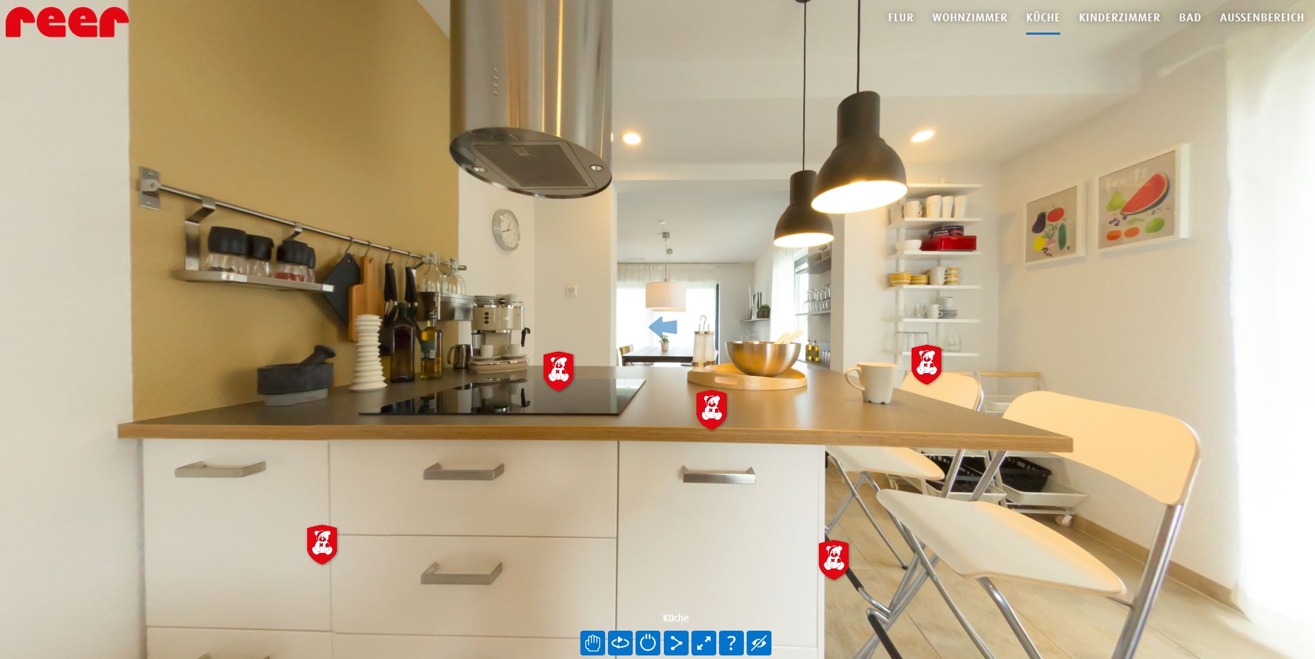 reer - Gefahren entdecken im kindersicheren Zuhause in 360°