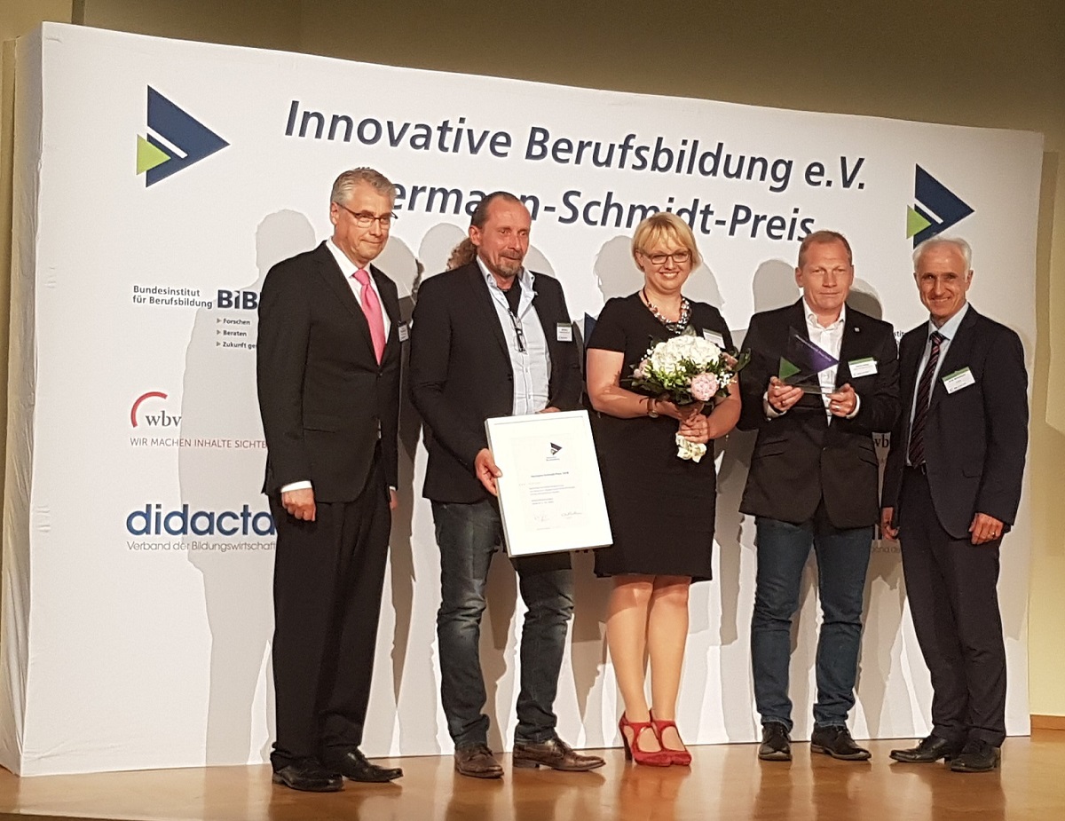 Sieger Hermann-Schmidt-Preis 2018 (Bildquelle: Bundesinstitut für Berufsbildung, Bonn)