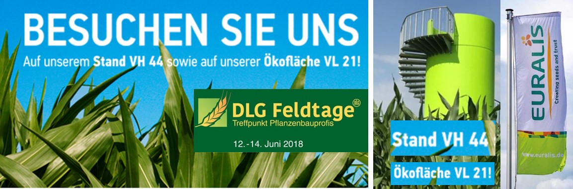 EURALIS auf den DLG-Feldtagen 2018 Treffpunkt Pflanzenbauprofis EURALIS auf den DLG-Feldtagen 2018 Treffpunkt Pflanzenbauprofis